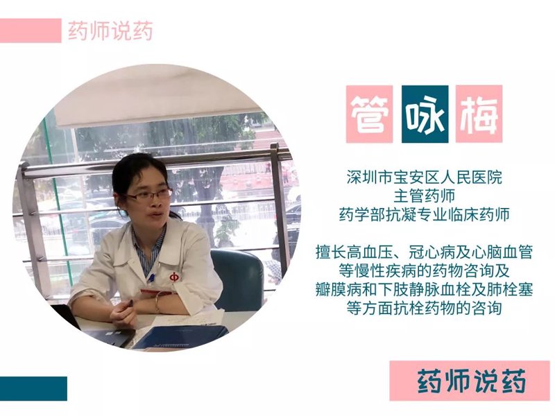抗凝药物咨询